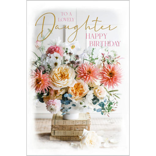 Picture of LOVELY DAUGHTER BIRTHDAY CARD